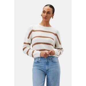 Amour Vert Emma Striped Sweater Size XL $169 MSRP